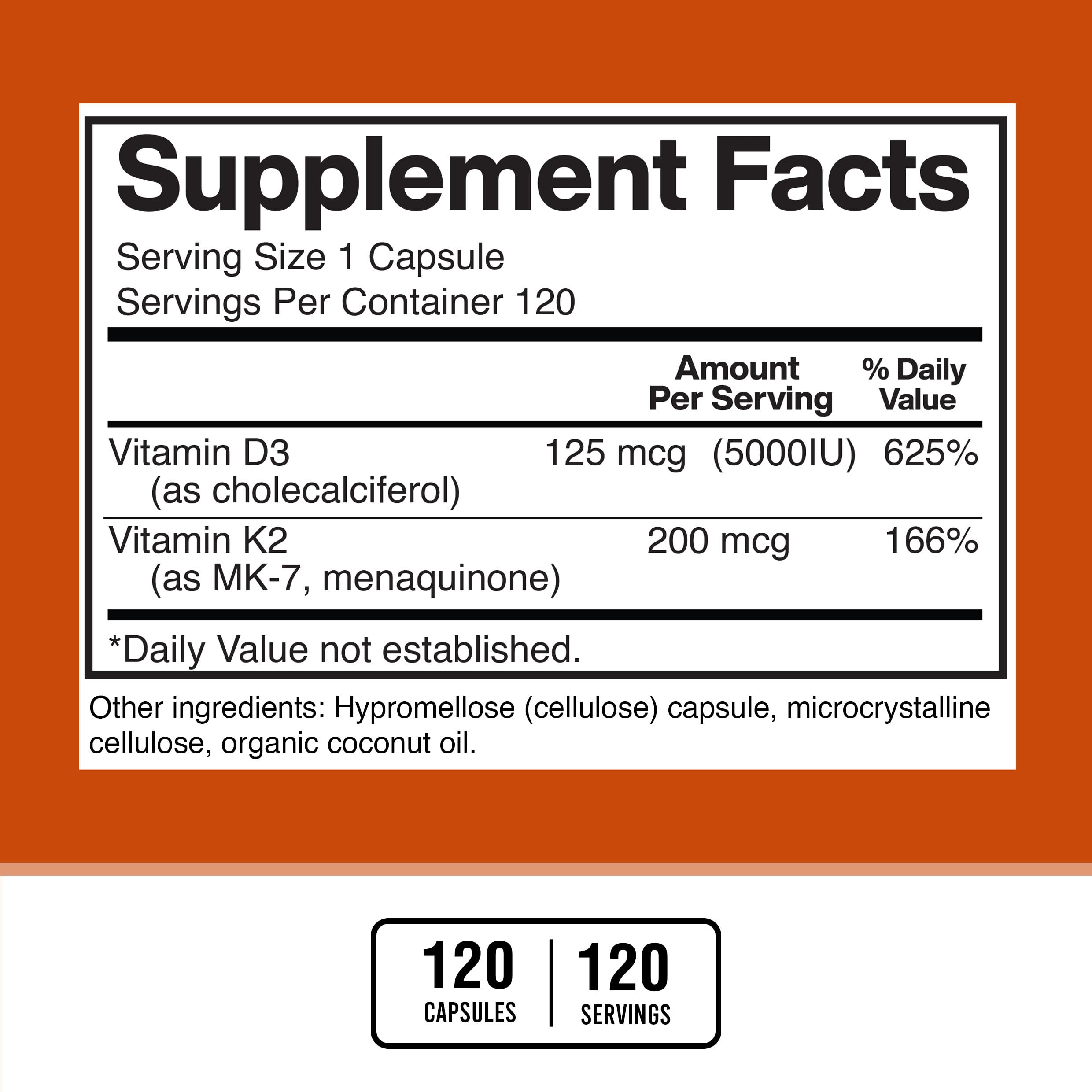 Foto 4 pulgar | Vitamina D3 American Standard Supplements de 5000 Iu - Venta Internacional