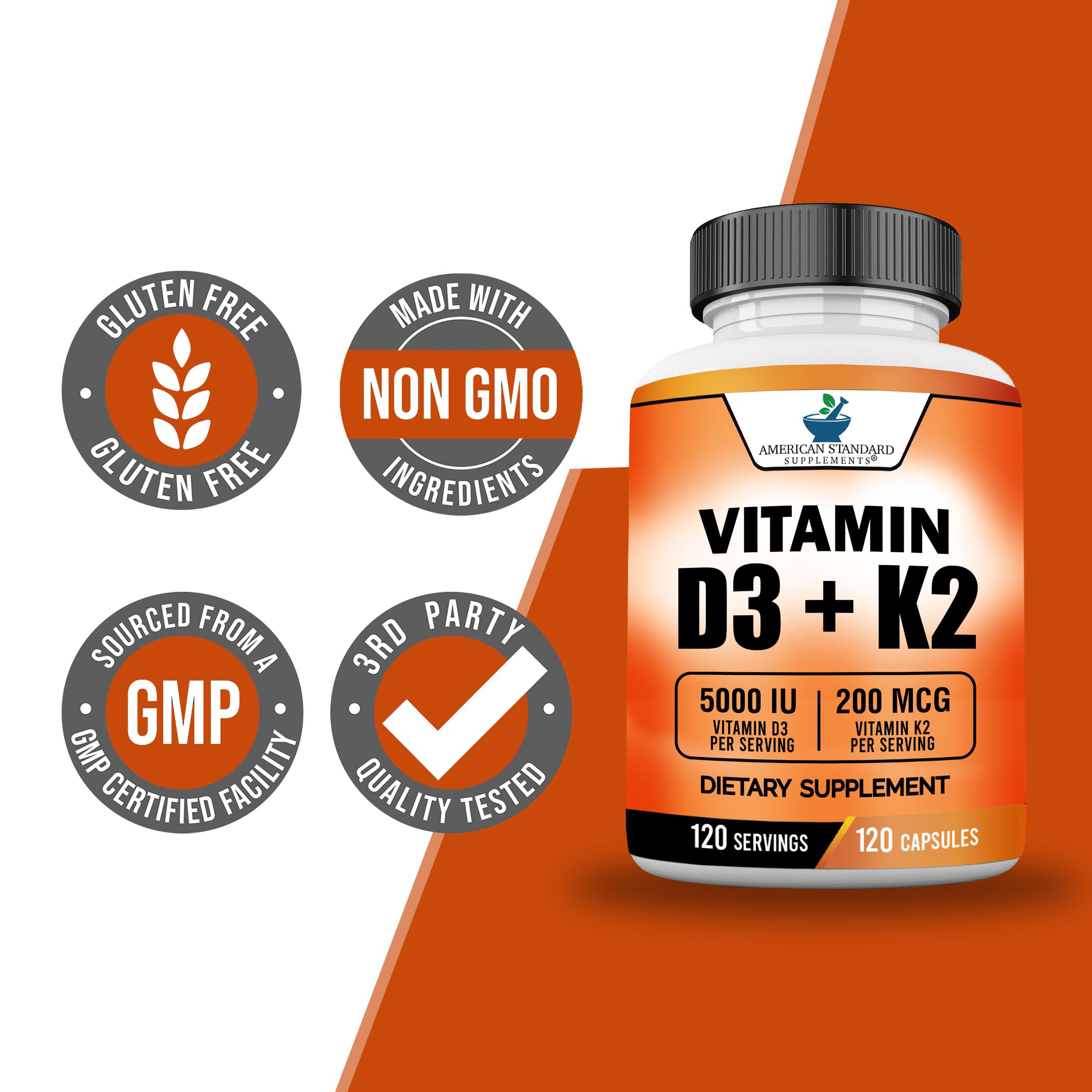 Foto 6 pulgar | Vitamina D3 American Standard Supplements de 5000 Iu - Venta Internacional