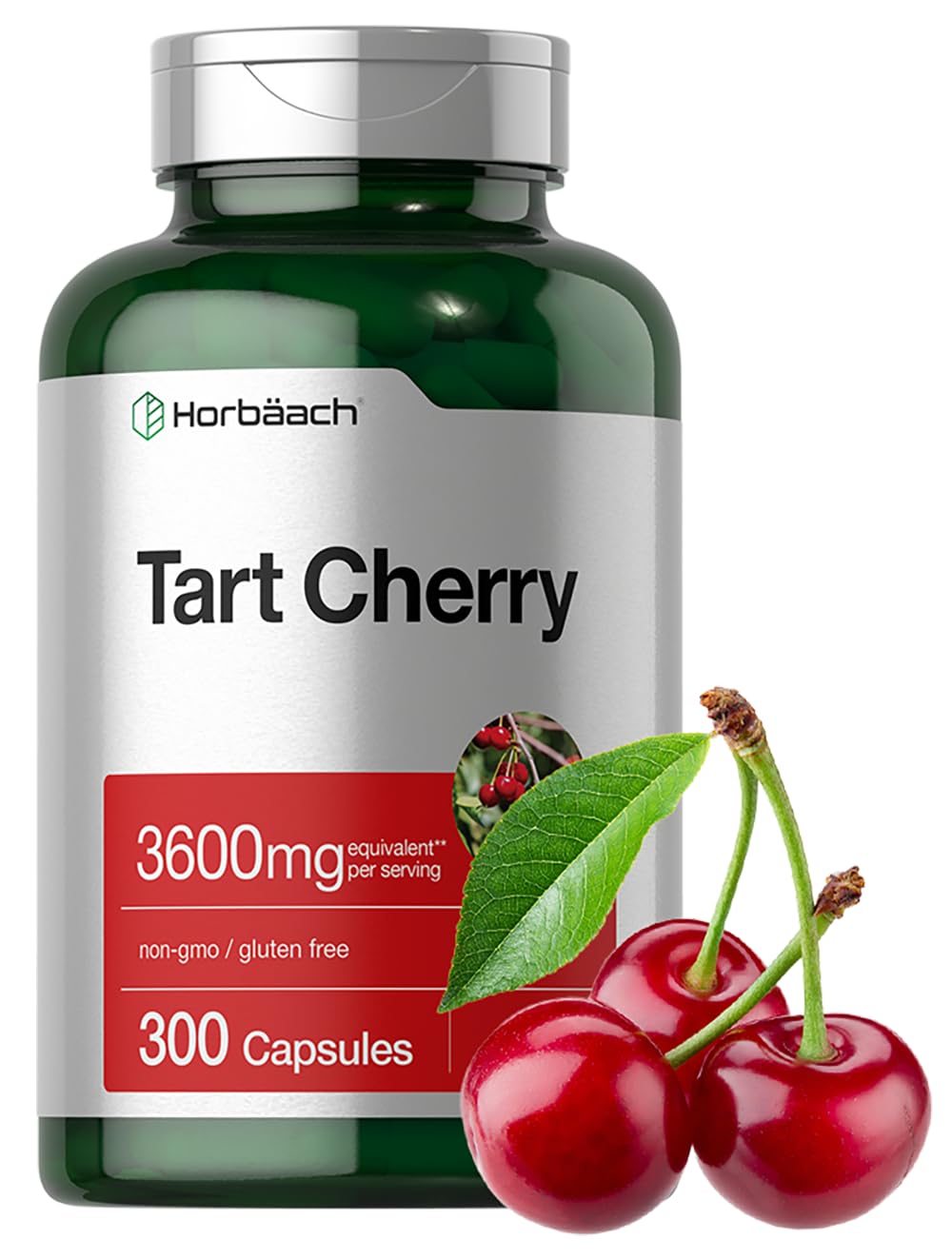 Foto 2 pulgar | Suplemento Horbaach Extracto de Cereza Ácida 3600 mg 300 Cápsulas - Venta Internacional