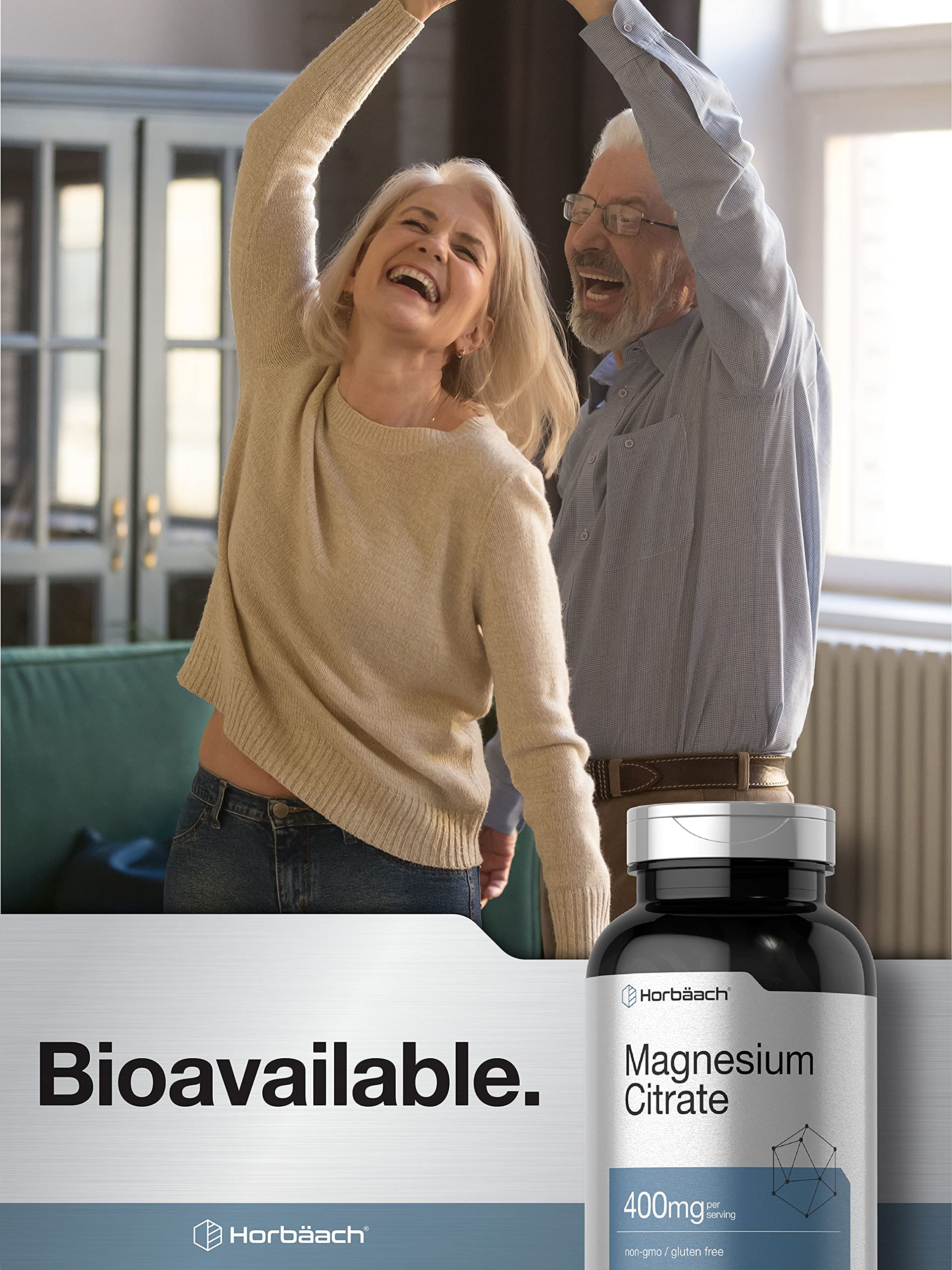 Foto 7 pulgar | Suplemento Horbaach Citrato de Magnesio Horbaach en Cápsulas de 400 mg - Venta Internacional