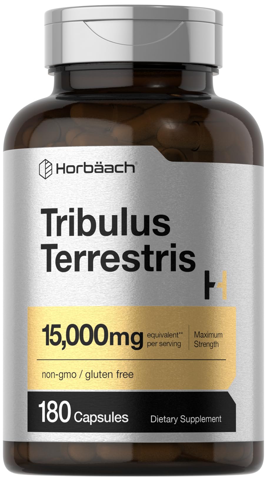 Foto 2 pulgar | Suplemento Horbäach Tribulus Terrestris 15000 mg 180 Cápsulas - Venta Internacional