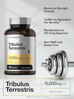 Foto 4 | Suplemento Horbäach Tribulus Terrestris 15000 mg 180 Cápsulas - Venta Internacional