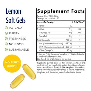 Foto 2 | Suplemento Nordic Naturals ProOmega Fish Gelatin 60 Gel - Venta Internacional