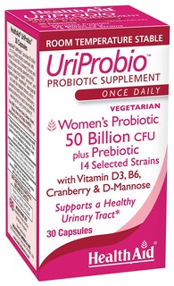 Foto 1 | Suplemento HealthAid Uriprobio para Salud del Tracto Urinario Femenino - Venta Internacional