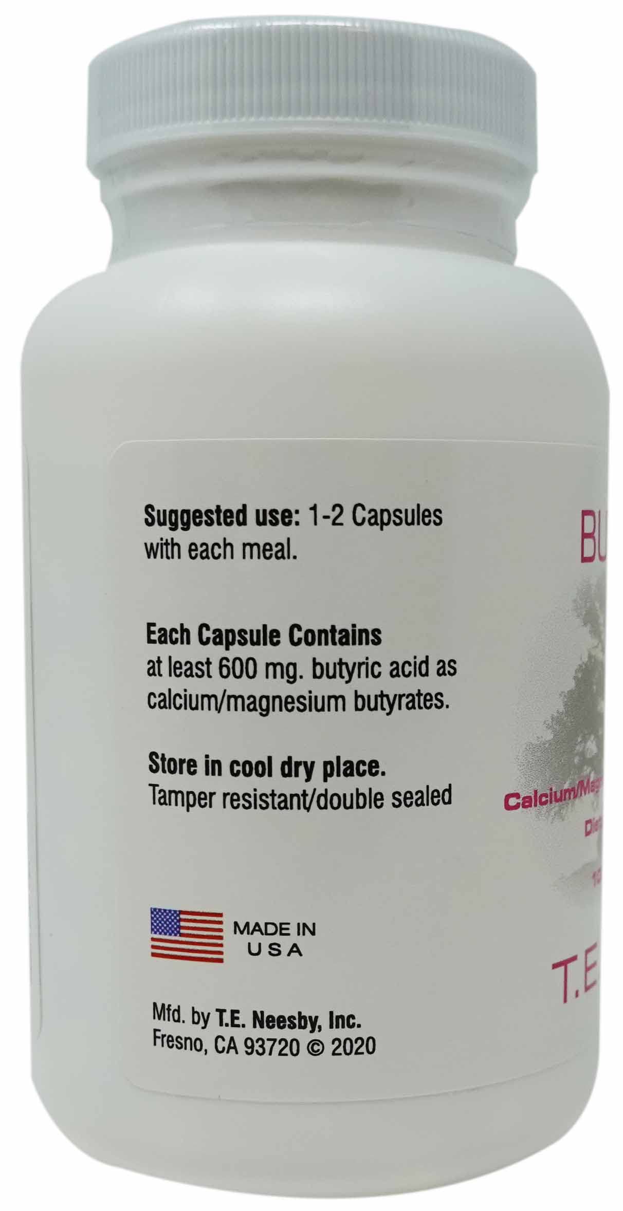 Foto 4 pulgar | Suplemento Neesby Butyrex 600 Mg 100 Cápsulas - Venta Internacional.
