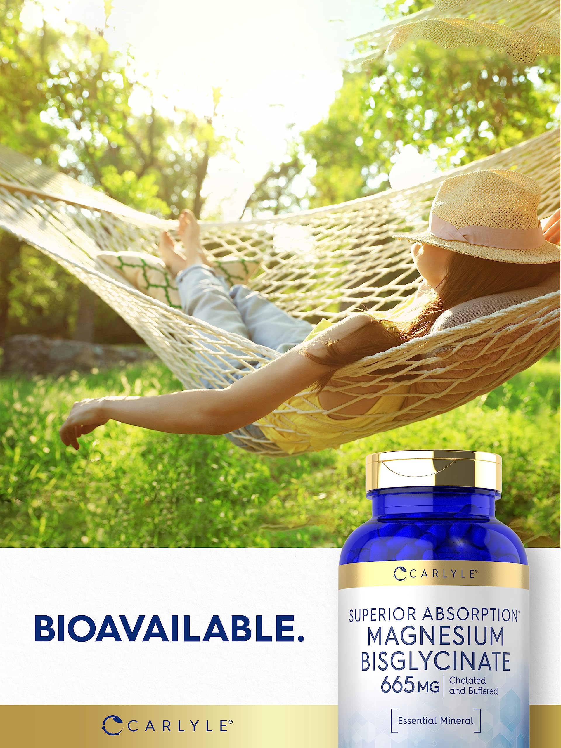 Foto 6 | Suplemento de Bisglicinato de Magnesio Tamponado Carlyle 665 Mg - Venta Internacional