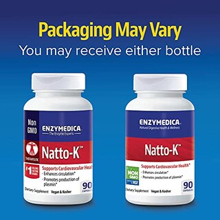 Foto 3 | Suplemento Enzymedica Natto-k Enzysupport 90 Cápsulas - Venta Internacional