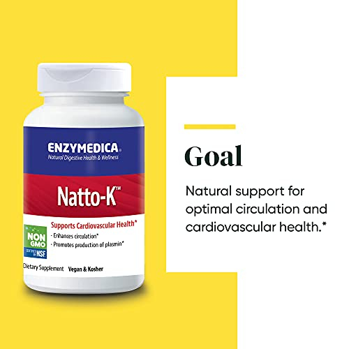 Foto 5 pulgar | Suplemento Enzymedica Natto-k Enzysupport 90 Cápsulas - Venta Internacional