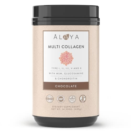 Suplemento Alaya Naturals Multi Colágeno de Chocolate 405 g-Venta Internacional