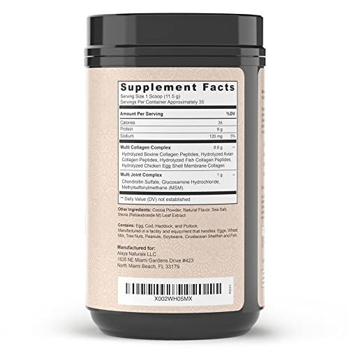 Foto 3 pulgar | Suplemento Alaya Naturals Multi Colágeno de Chocolate 405 g-Venta Internacional