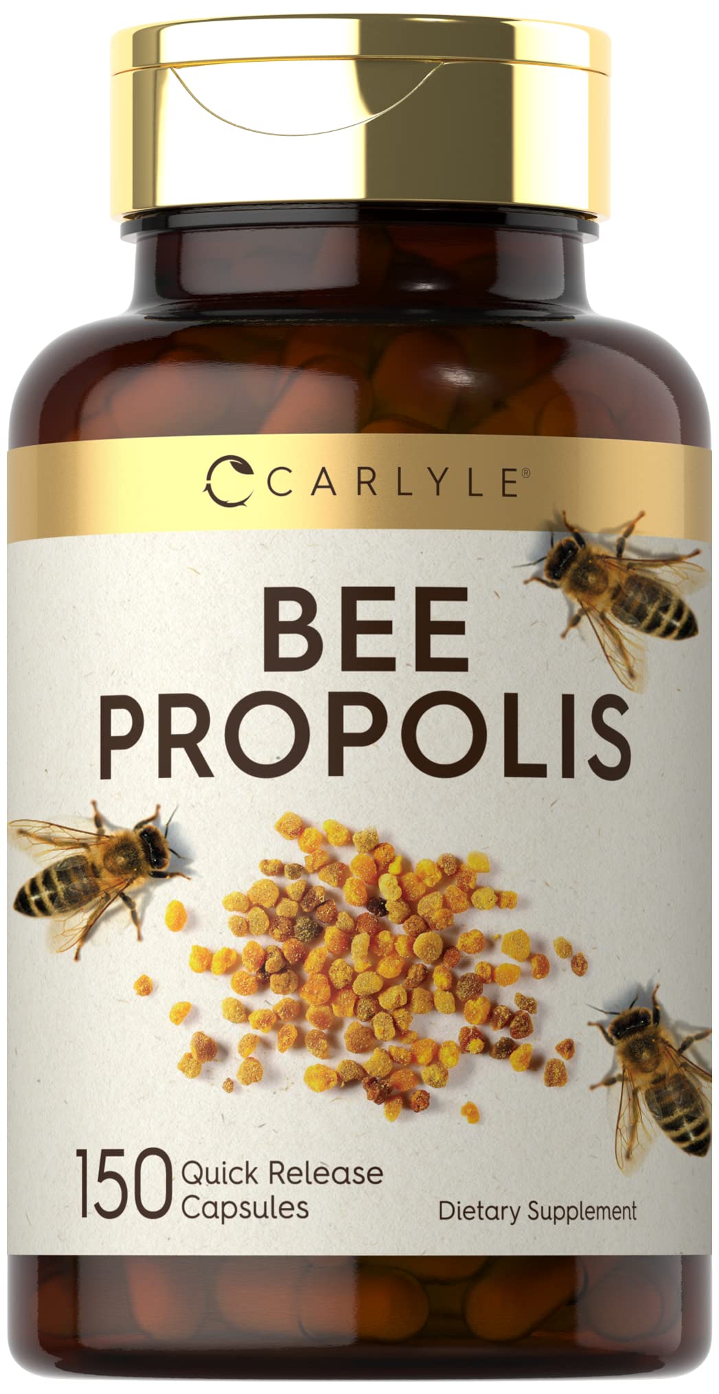 Foto 2 pulgar | Suplemento Carlyle Bee Cápsulas de Propóleo 600 Mg 150 Unidades - Venta Internacional