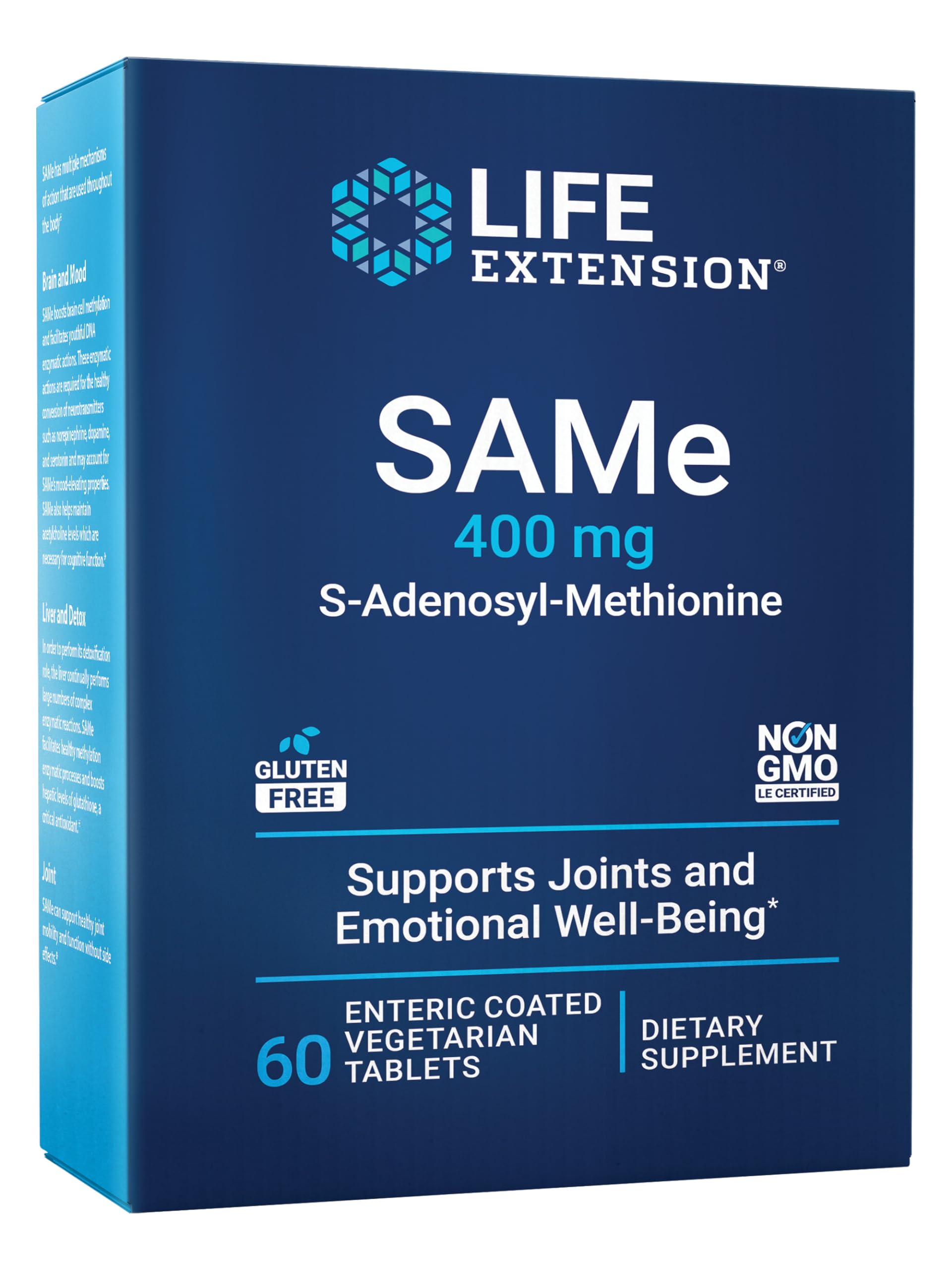 Foto 2 pulgar | Suplemento Life Extension Same 400 Mg De S-adenosil-metionina - Venta Internacional