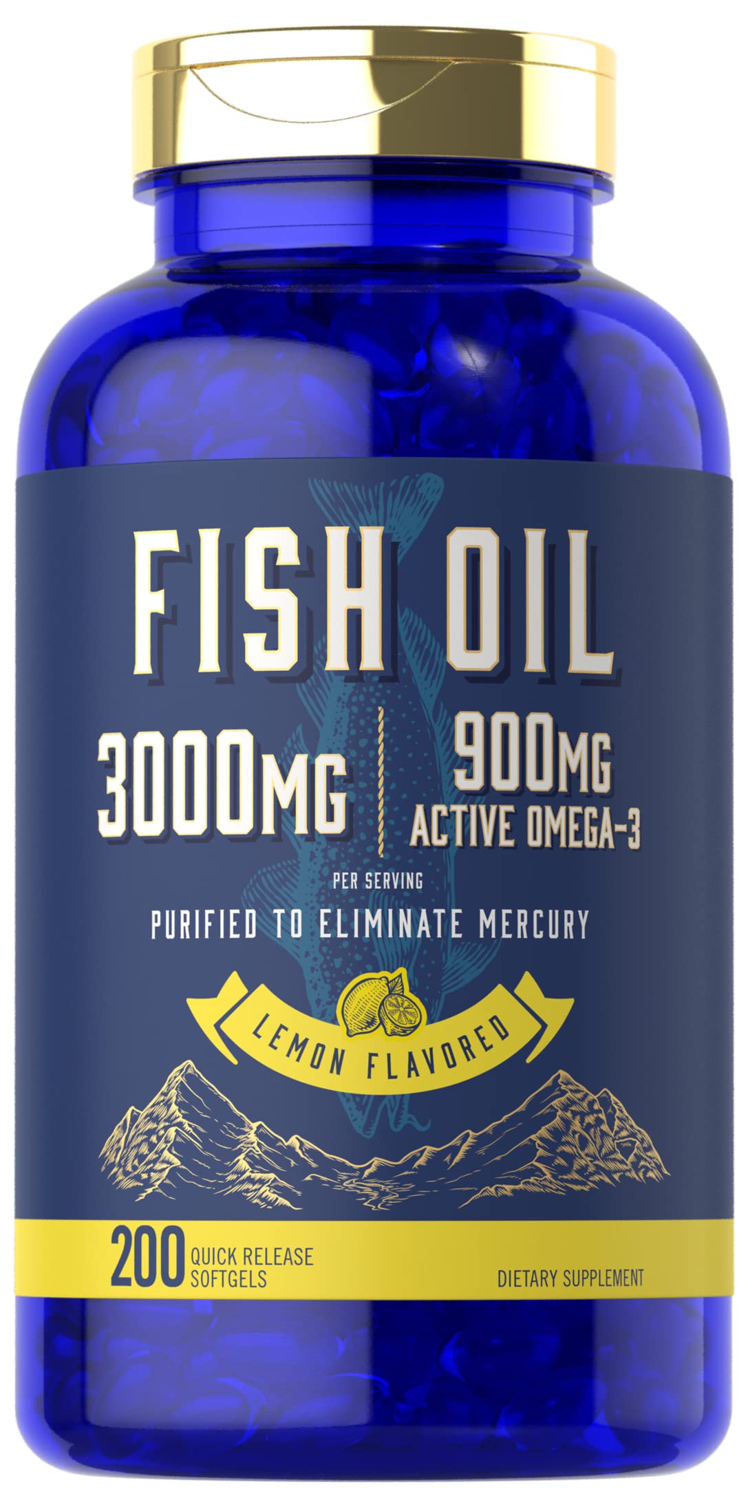 Foto 2 pulgar | Suplemento de Aceite de Pescado Carlyle 3000 Mg 200 Cápsulas Blandas - Venta Internacional