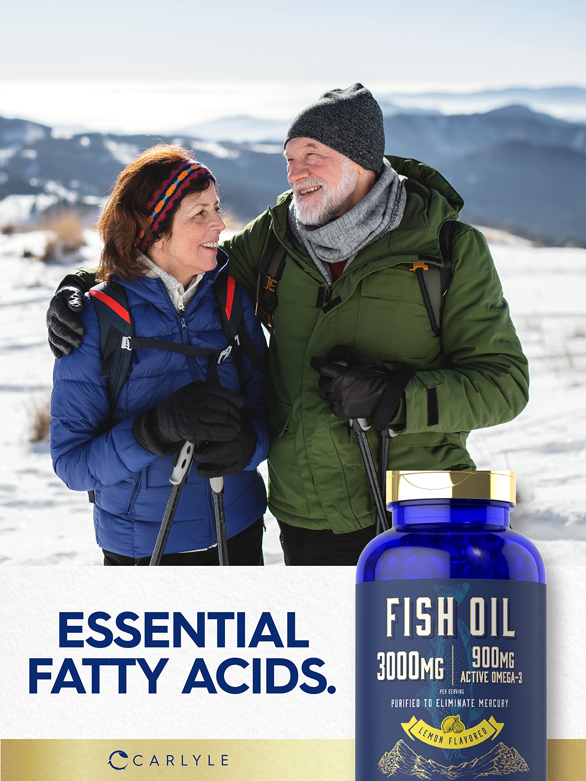 Foto 6 | Suplemento de Aceite de Pescado Carlyle 3000 Mg 200 Cápsulas Blandas - Venta Internacional