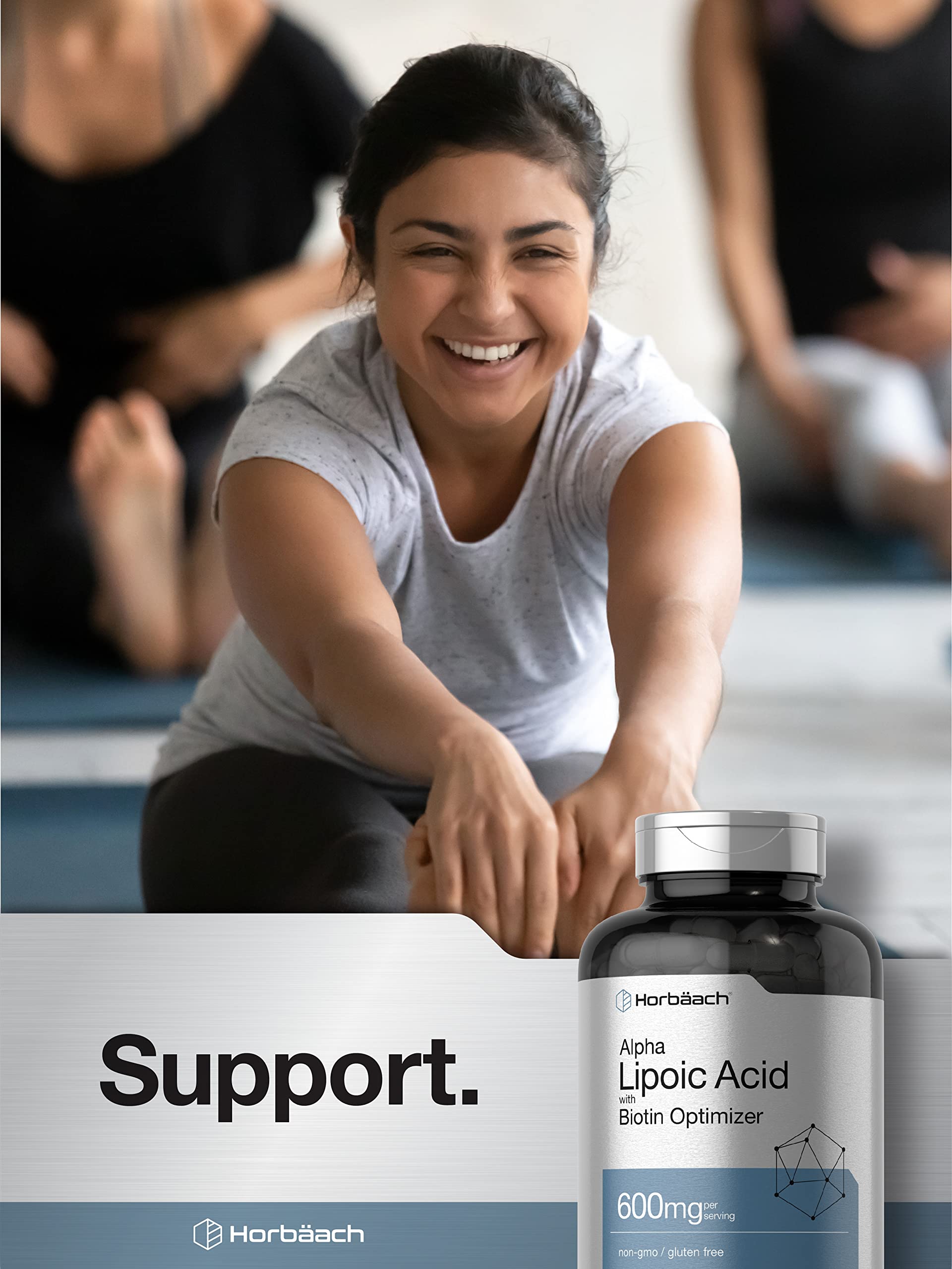 Foto 7 pulgar | Suplemento Horbäach de Ácido Alfa Lipoico 600 Mg Con Biotina 240 Cápsulas - Venta Internacional