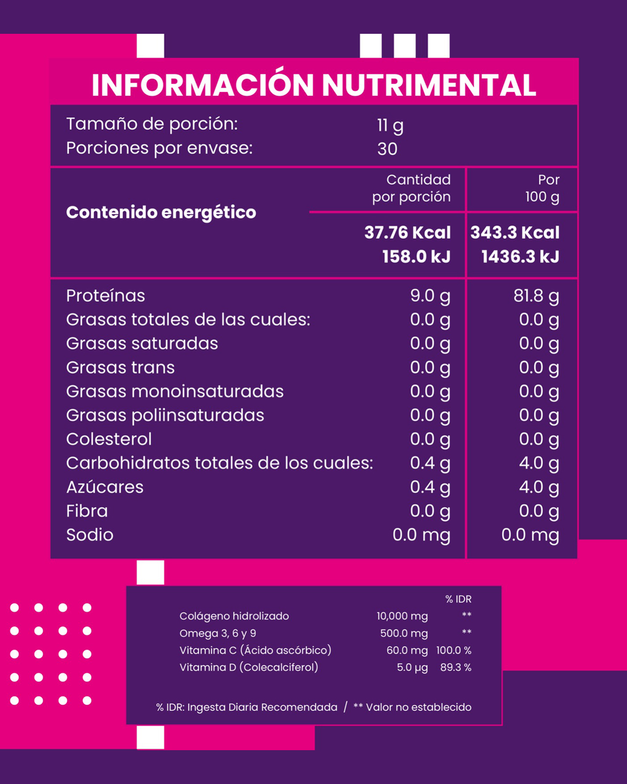 Foto 4 pulgar | Flow Vitaminas Minerales y Suplementos -Colágeno Hidrolizado+ Granada + Omega 3-6-9 de 330 g