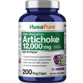 Foto 1 | Suplemento Nusapure Extracto de Alcachofa 12000 mg 200 Cápsulas - Venta Internacional