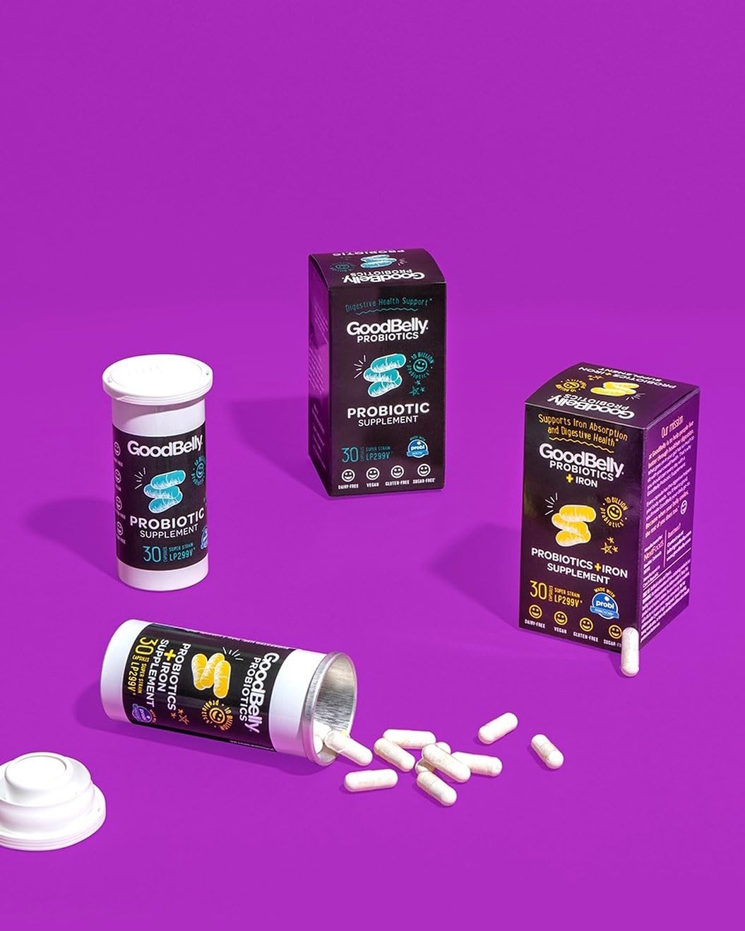 Foto 3 | Suplemento Probiótico GoodBelly Digestive Health 30 Cápsulas - Venta Internacional