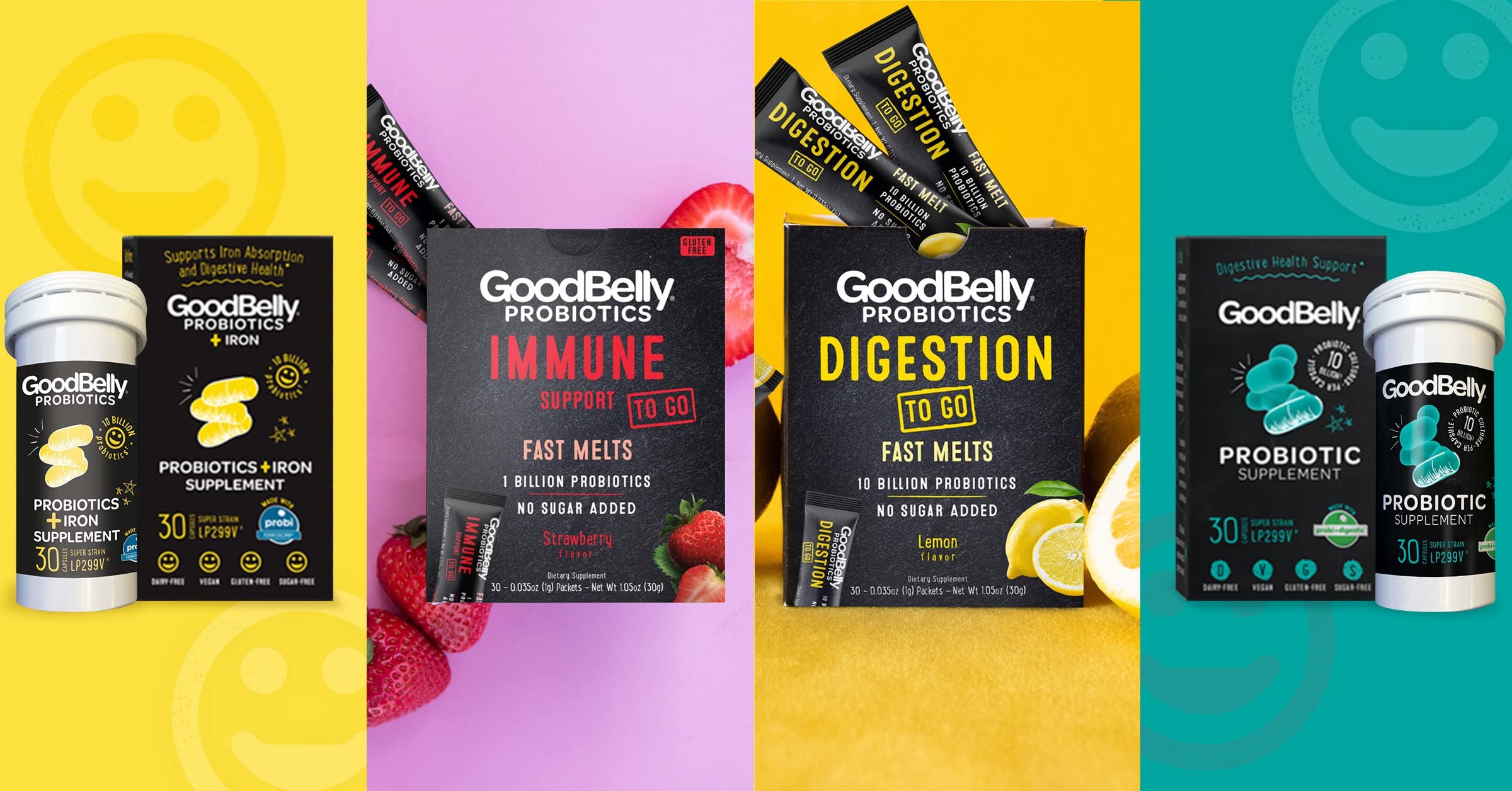 Foto 8 pulgar | Suplemento Probiótico GoodBelly Digestive Health 30 Cápsulas - Venta Internacional