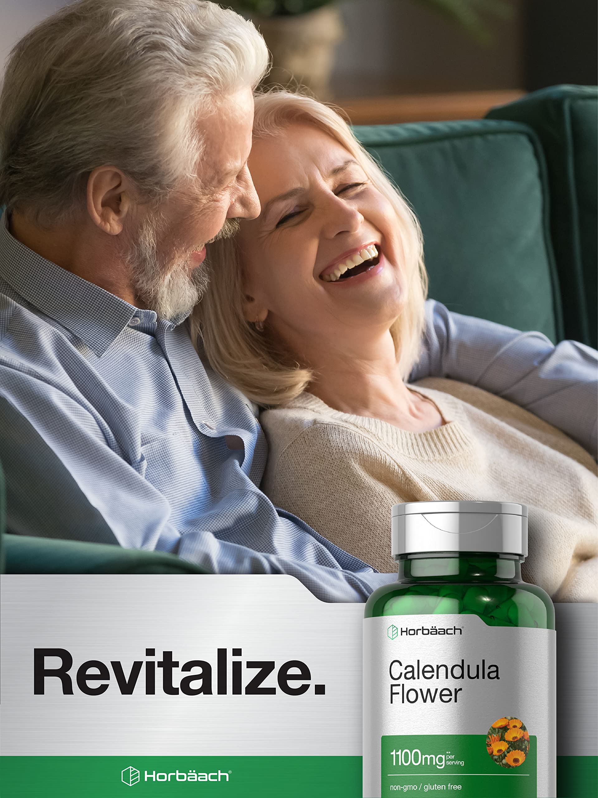 Foto 7 pulgar | Suplemento Horbäach Cápsulas de Flor de Caléndula 1100 mg 180 Unidades - Venta Internacional