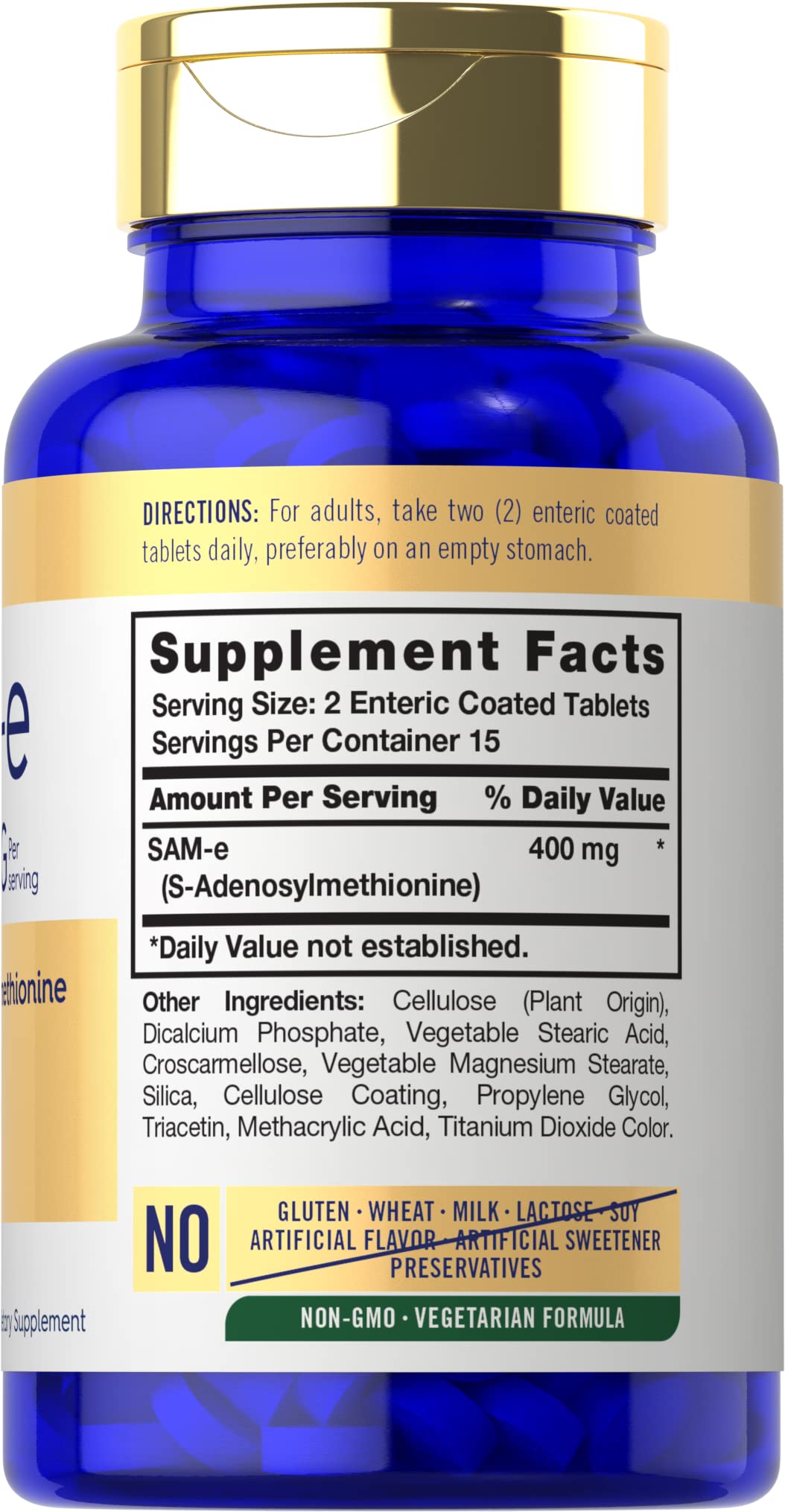Foto 3 pulgar | Suplemento Carlyle Sam-e 400 Mg de S-adenosilmetionina 30 Comprimidos - Venta Internacional