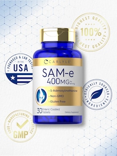 Foto 5 | Suplemento Carlyle Sam-e 400 Mg de S-adenosilmetionina 30 Comprimidos - Venta Internacional
