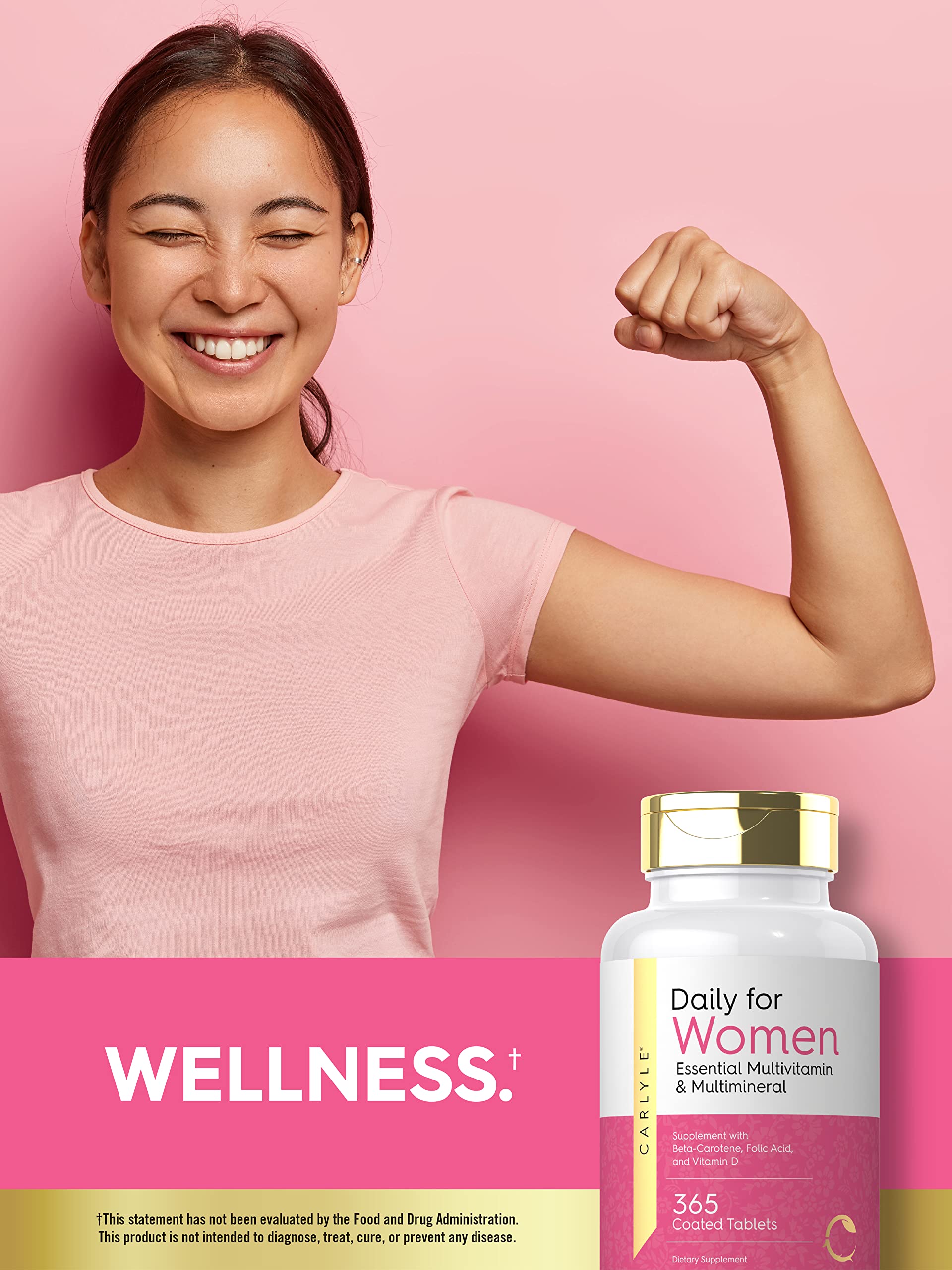 Foto 7 pulgar | Suplemento Carlyle Daily Para Mujeres Multivitamínico 365 Tabletas - Venta Internacional
