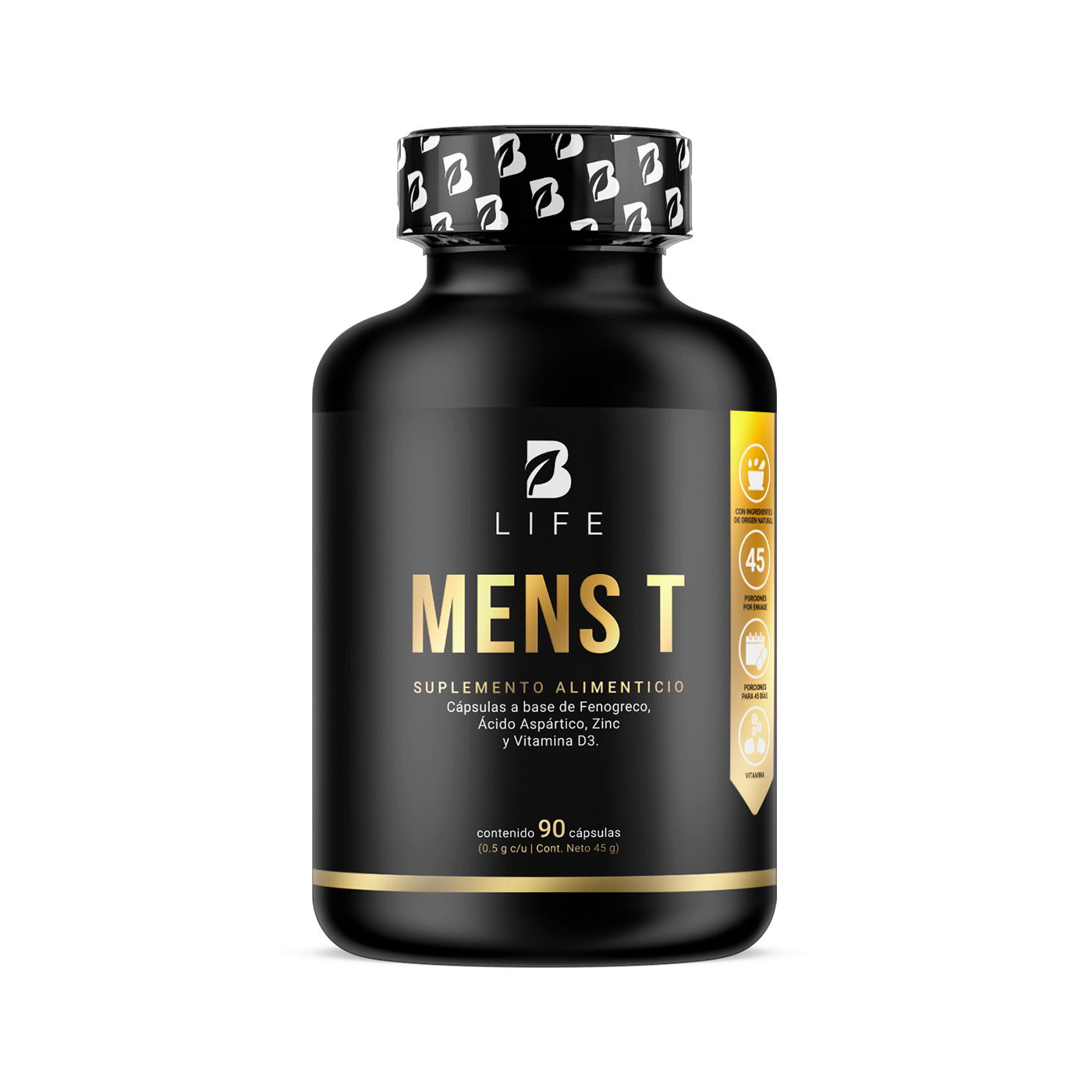 Foto 2 pulgar | Mens T Vitaminas Para Hombre 90 Cápsulas
