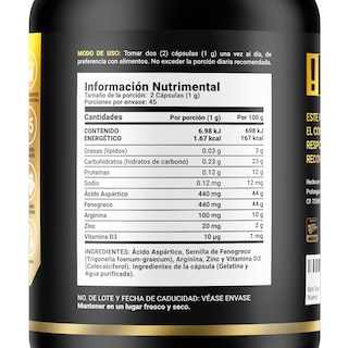Foto 2 | Mens T Vitaminas Para Hombre 90 Cápsulas