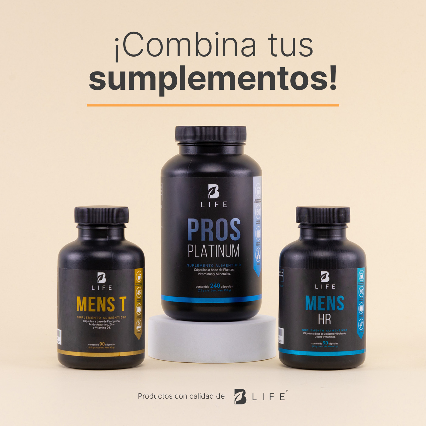 Foto 6 pulgar | Mens T Vitaminas Para Hombre 90 Cápsulas