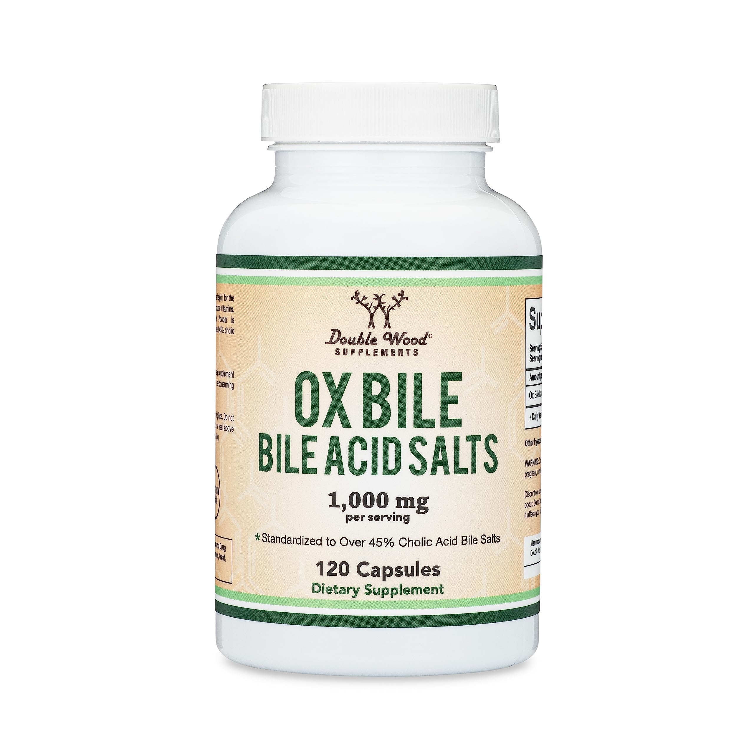 Foto 5 pulgar | Suplemento Double Wood Ox Bile 500 mg 120 Cápsulas - Venta Internacional