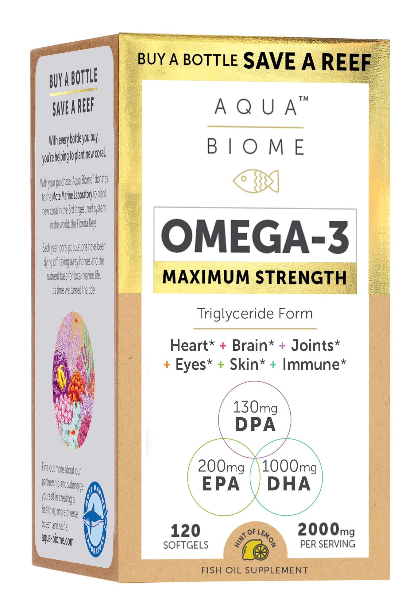 Foto 2 pulgar | Suplemento Enzymedica  Aceite de Pescado Aqua Biome de 120 Cápsulas Blandas - Venta Internacional