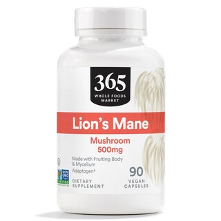 Foto 1 | Suplementos 365 by Whole Foods Market Lion's Mane 500 mg 90 Piezas - Venta Internacional
