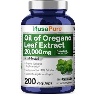 Foto 1 | Suplemento Nusapure Extracto de Aceite de Orégano 2000 mg 200 Cápsulas - Venta Internacional