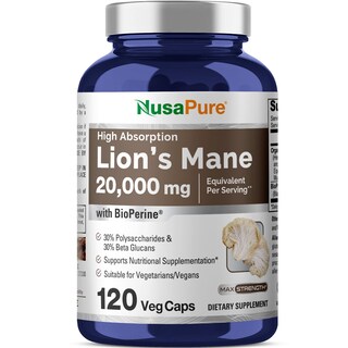 Foto 1 | Suplemento de Extracto de Melena de León Nusapure 20 000 Mg 120 Cápsulas - Venta Internacional