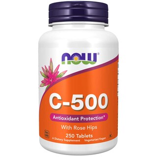 Foto 1 | Suplementos Now De Vitamina C-500 con Escaramujo 250 Comprimidos - Venta Internacional