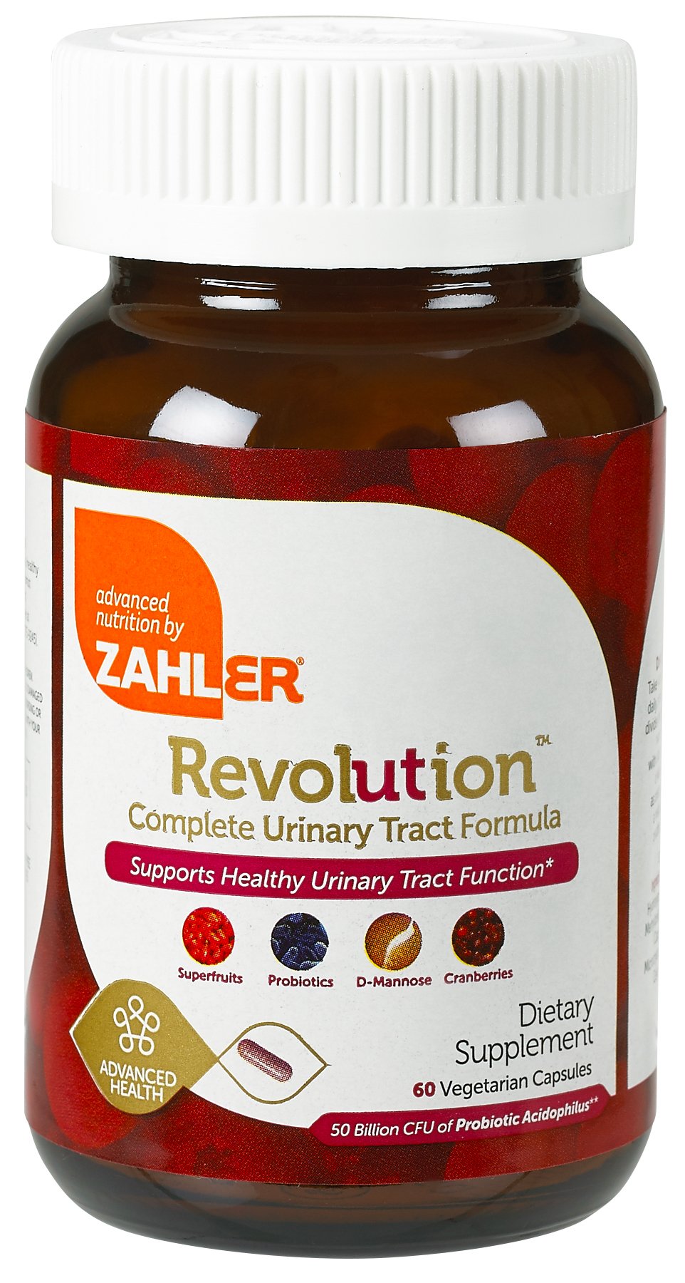 Foto 6 pulgar | Suplemento Zahler Uti Revolution Urinary Tract Health 60 Cápsulas - Venta Internacional