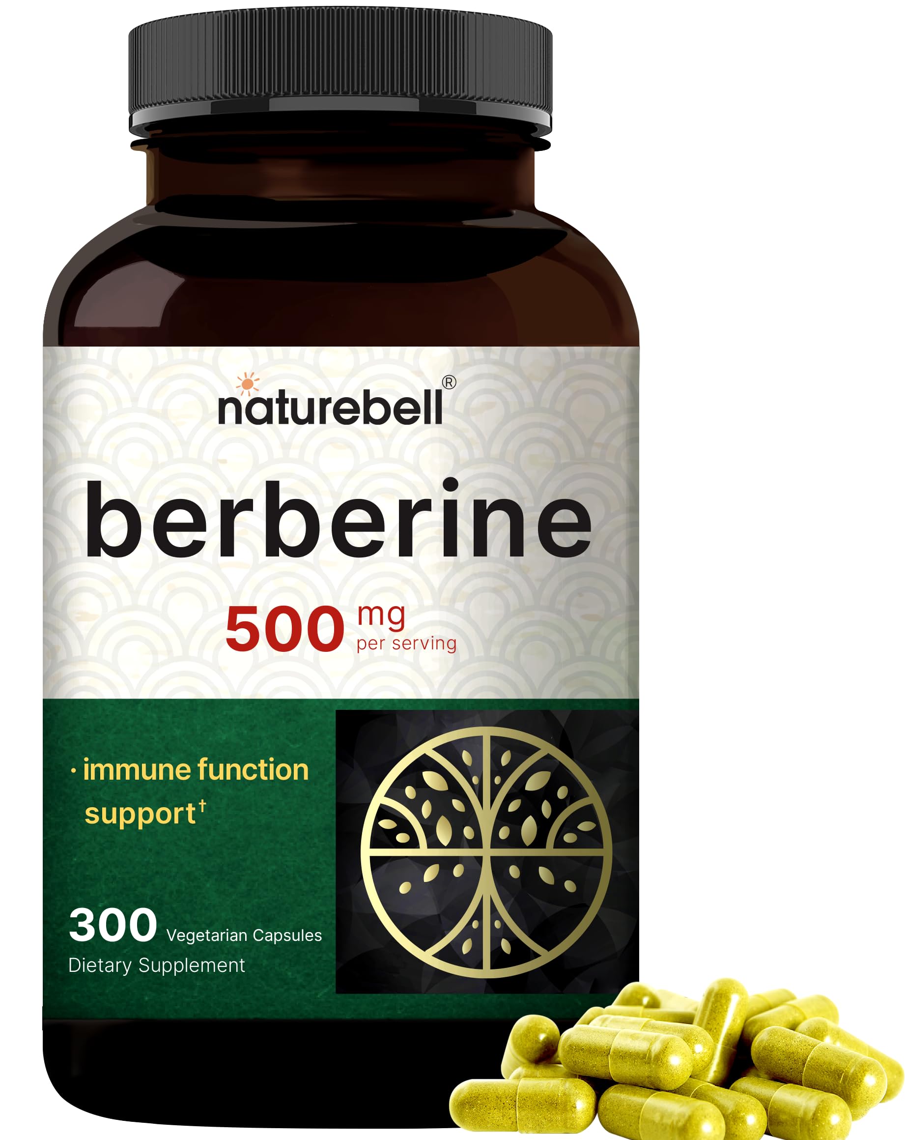Foto 2 pulgar | Suplemento Naturebell Berberine 500 mg 300 Cápsulas Vegetarianas - Venta Internacional