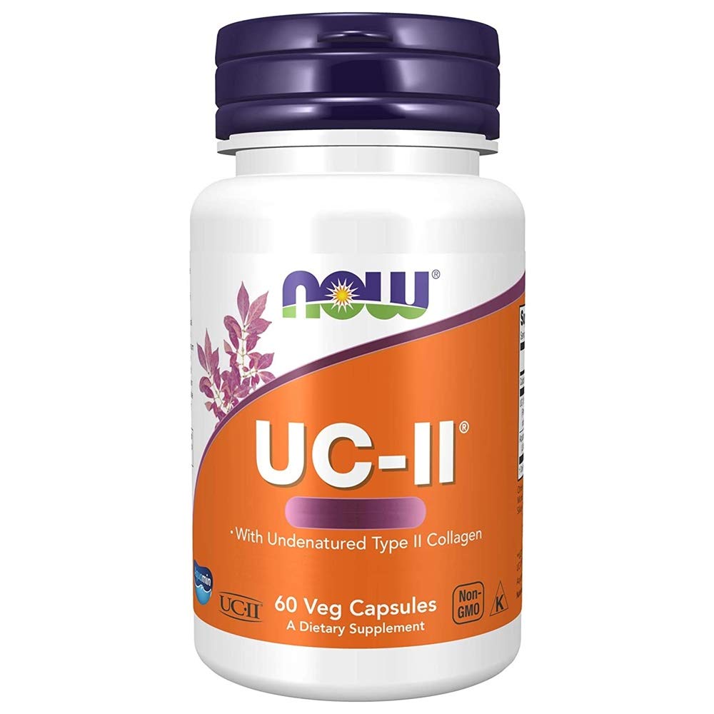 Suplemento Now Uc-ii de Colágeno Tipo Ii 60 Cápsulas Vegetarianas - Venta Internacional