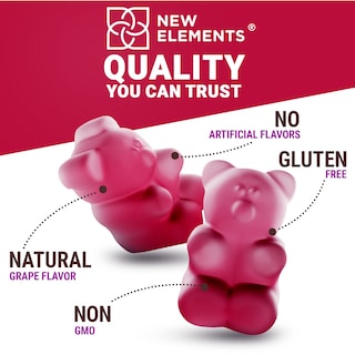 Foto 7 | Gomitas New Elements de Vitamina D3 K2 y Calcio - Venta Internacional