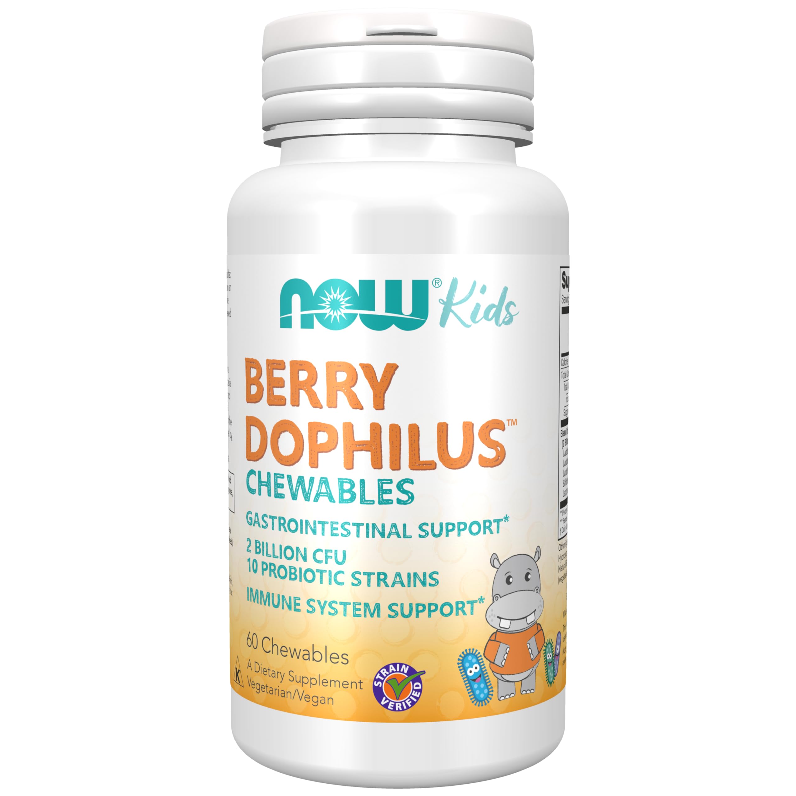 Foto 2 pulgar | Suplementa Now Berrydophilus™ 60 Chewables Probiotic 2b - Venta Internacional