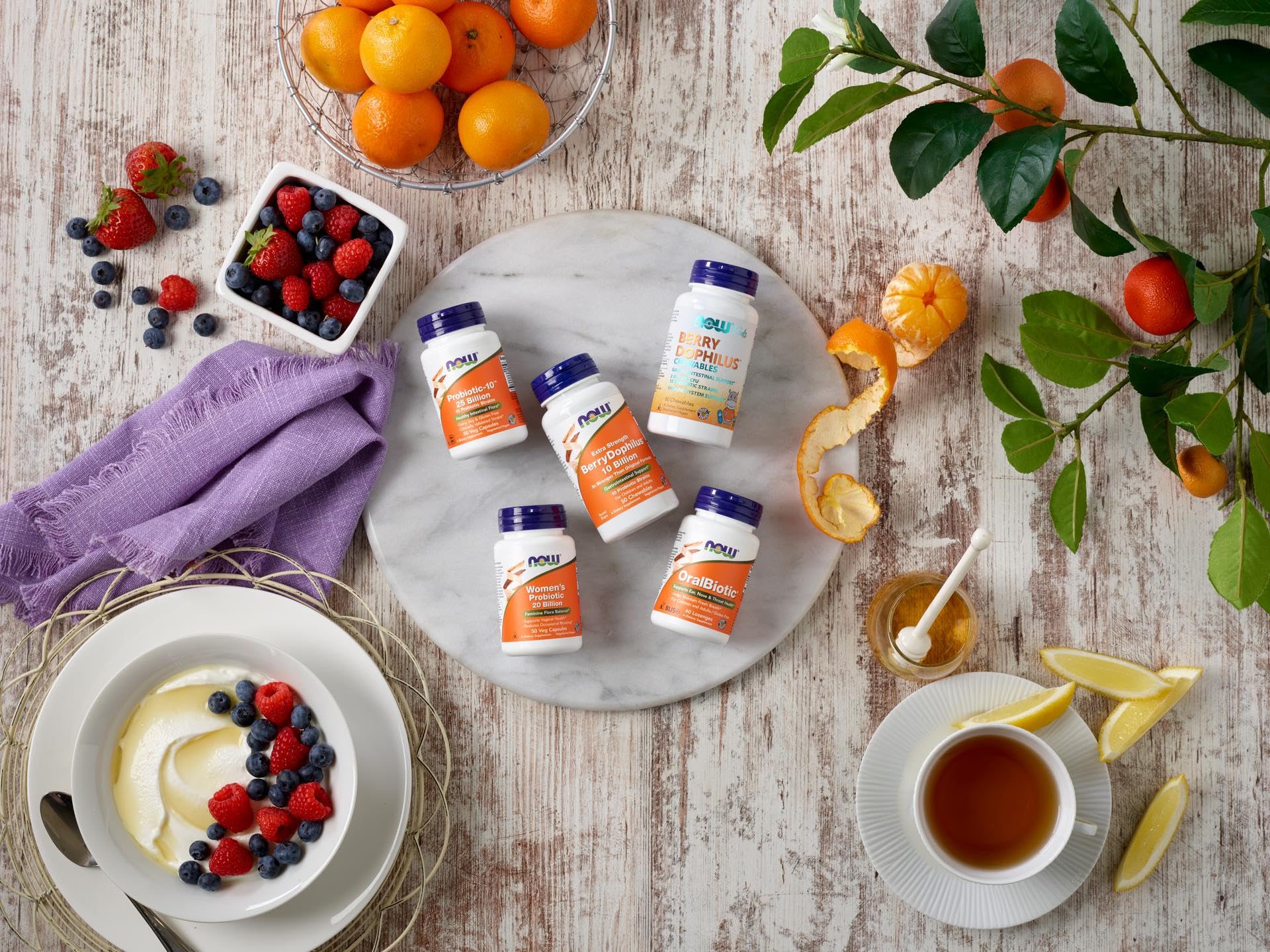 Foto 6 pulgar | Suplementa Now Berrydophilus™ 60 Chewables Probiotic 2b - Venta Internacional