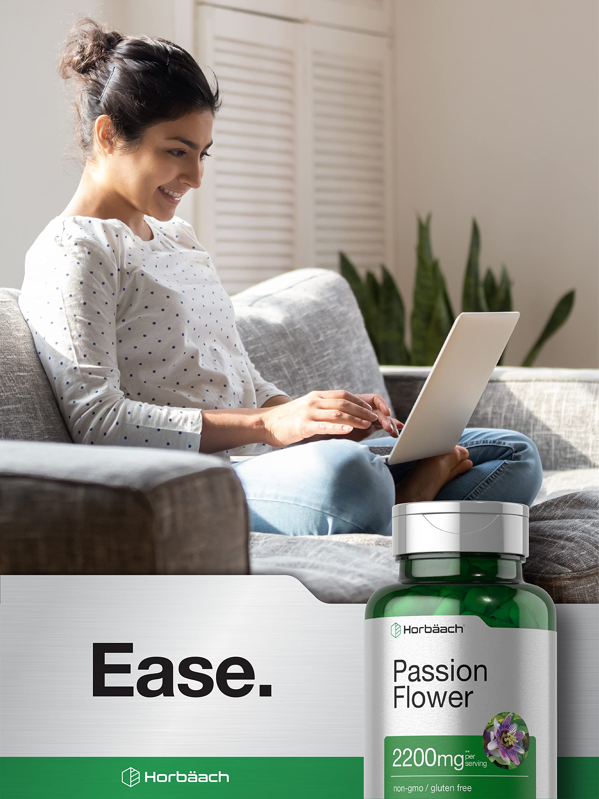 Foto 7 pulgar | Cápsulas de Suplemento Horbäach Passion Flor 2200 mg 90 Unidades - Venta Internacional
