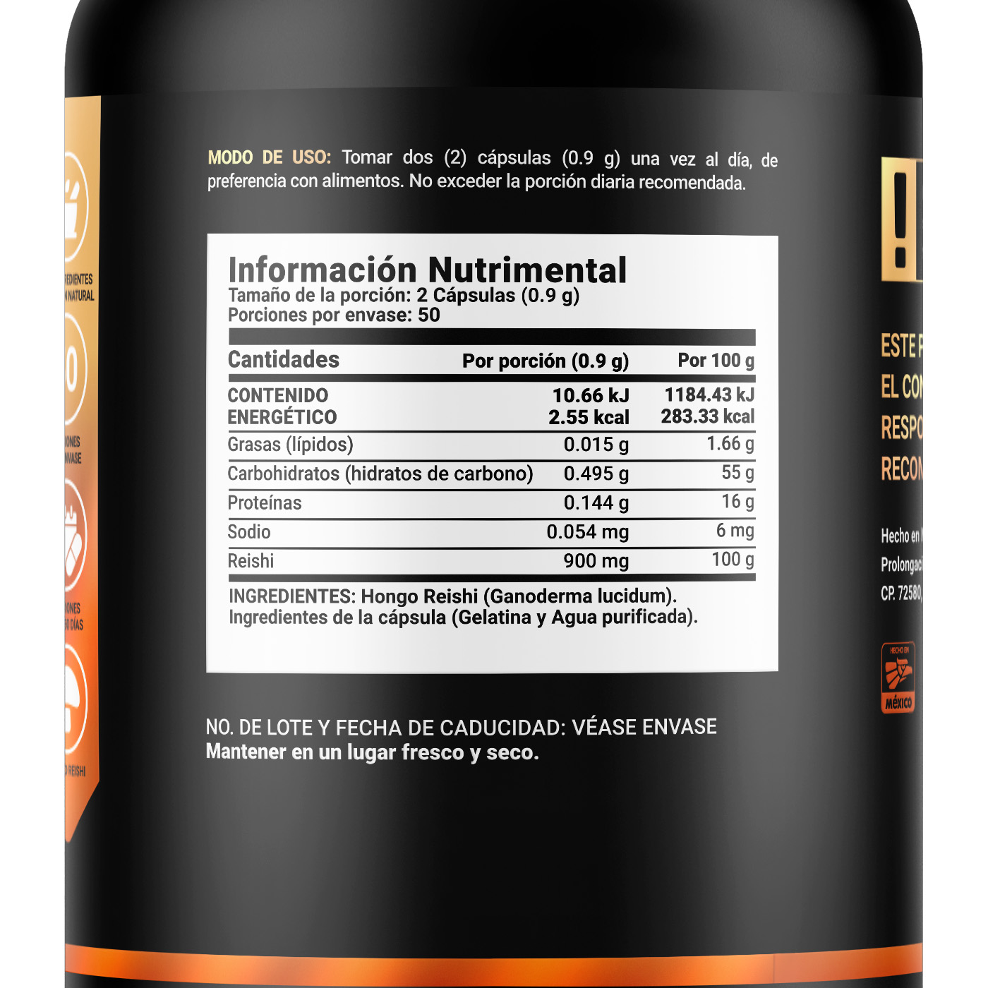 Foto 3 pulgar | Reishi Blend  B Life 100 Cápsulas