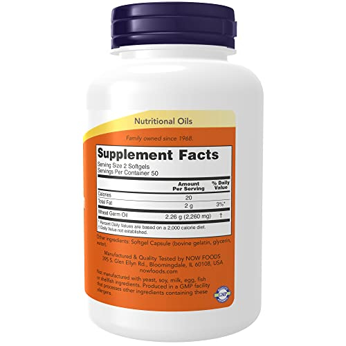 Foto 3 pulgar | Suplemento Now Aceite de Germen de Trigo 1.130 mg con Ácido Graso Esencial - Venta Internacional