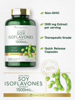 Foto 4 | Suplemento de Isoflavonas de Soja Carlyle 1500 Mg | 200 Cápsulas - Venta Internacional