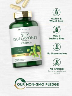 Foto 5 | Suplemento de Isoflavonas de Soja Carlyle 1500 Mg | 200 Cápsulas - Venta Internacional