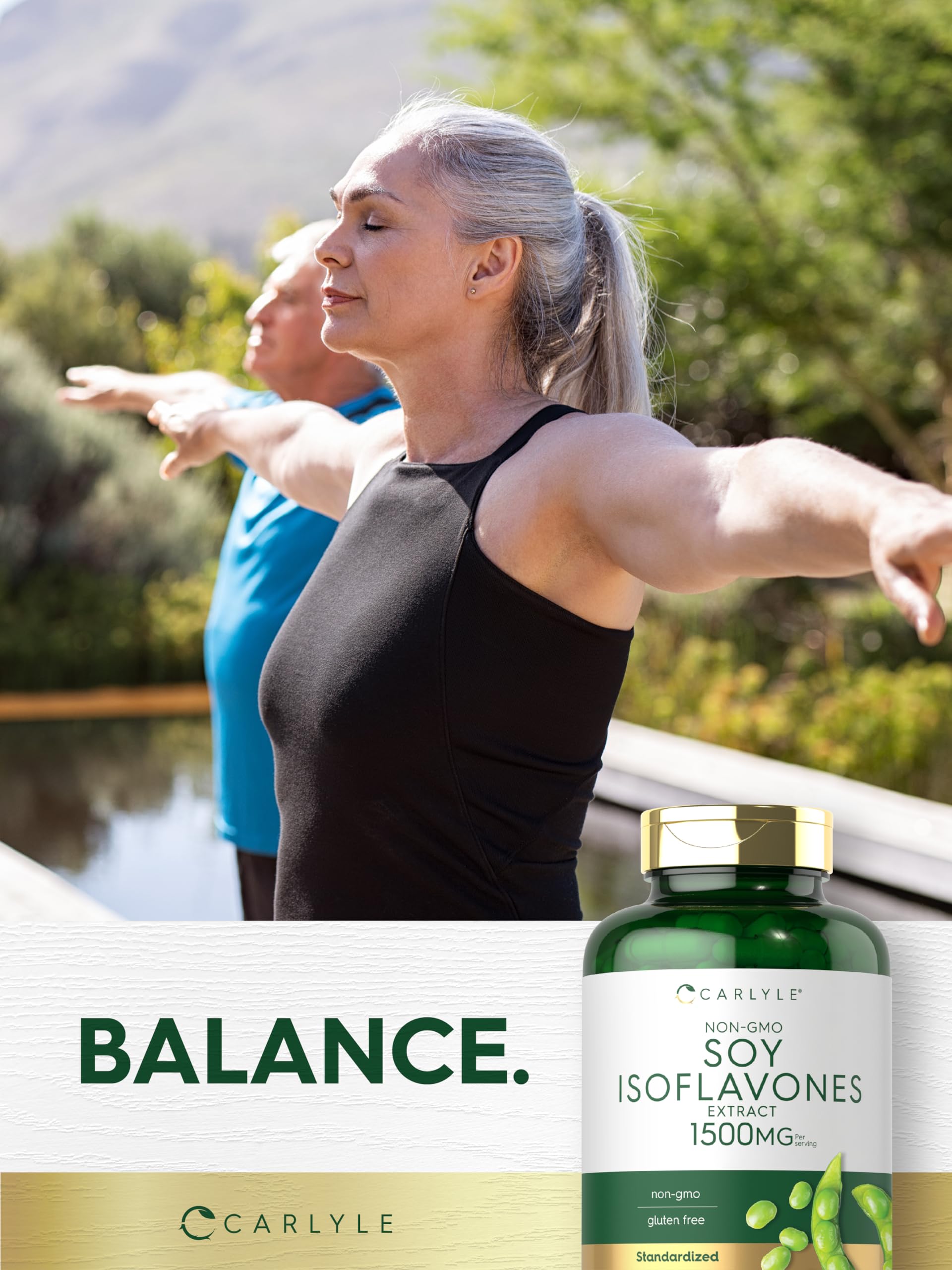 Foto 7 | Suplemento de Isoflavonas de Soja Carlyle 1500 Mg | 200 Cápsulas - Venta Internacional