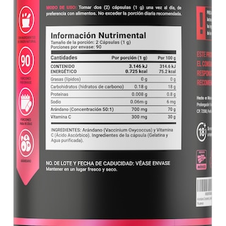 Foto 2 | Cranberry Blend B Life 180 Cápsulas