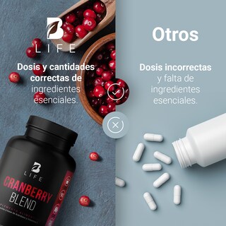 Foto 5 | Cranberry Blend B Life 180 Cápsulas